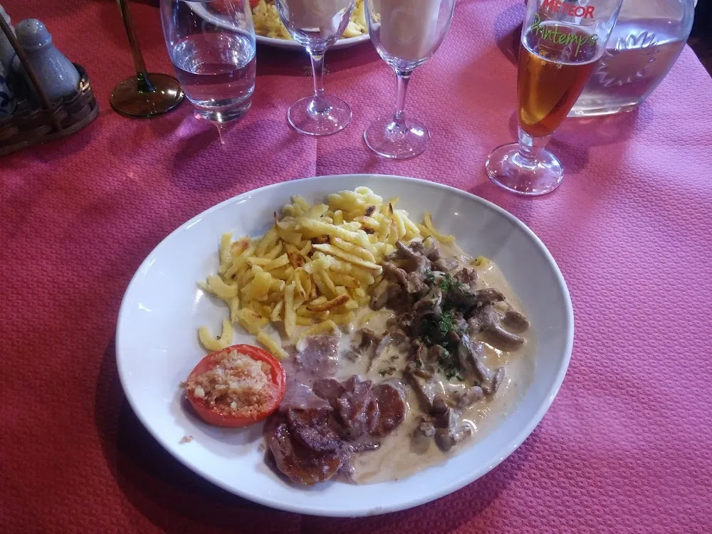 Spätzle Aux Girolles À la Crème